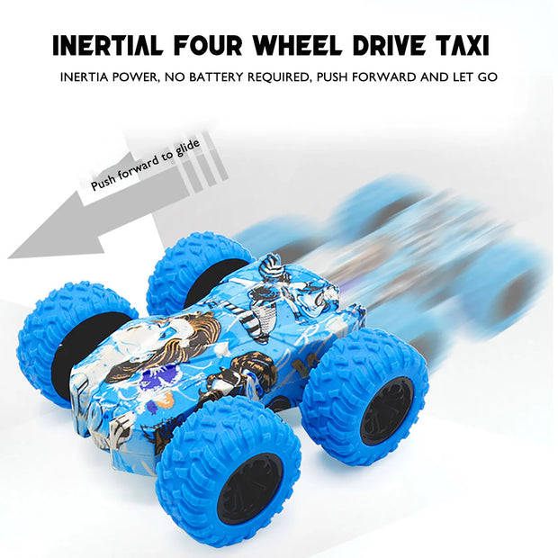 Kids Double-Sided Inertial Toy Car – Anti-Collision Off-Road Vehicle