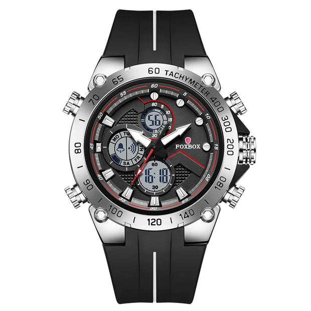 Men’s LIGE Sports Watch Quartz Analog Digital Design