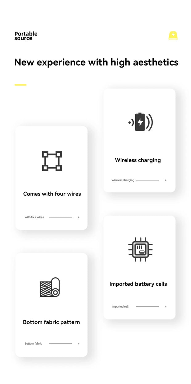 100,000mAh Wireless Power Bank 6-in-1 Built-in Cables Dual USB Charger for iPhone