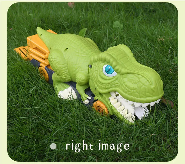 Dinosaur Car Carrier Truck Toy – Racing Track Playset for Kids