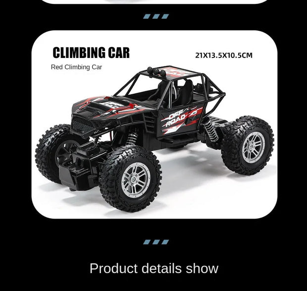 RC Car Toy - Cross-Country 4WD Drift Racing, High-Speed Climbing for Boys & Girls