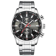 CURREN Men’s Luxury Quartz Watch – Sport Waterproof Chronograph