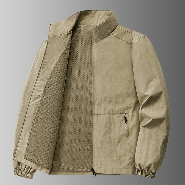 Men's jacket  spring and autumn thin casual sports jacket also windproof jacket