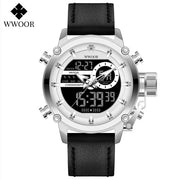 WWOOR Fashion Watches for Men Luxury Digital Design