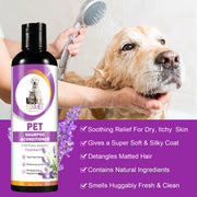 Dog Shampoo – Anti-Itch, Odor Removal, Stain Care & Hair Nourishing Pet Wash