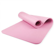 Yoga Mat Non Slip Exercise Mat 10mm Thick Solid Color Fitness Mat 72x23.8in Yoga Workout Mat Multi-Function for Home Gym