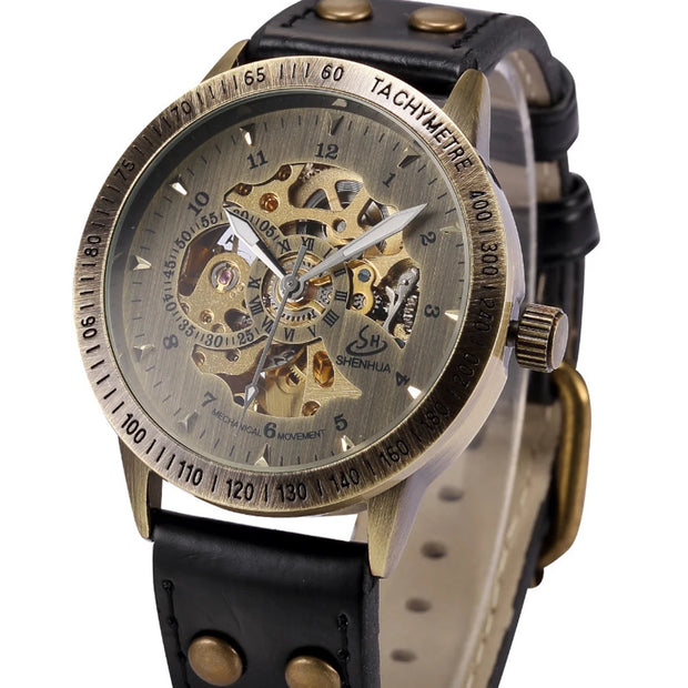 Men’s Automatic Mechanical Watch – Waterproof Retro Design