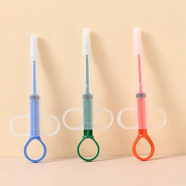 Pet Silicone Pill & Liquid Feeder – Reusable Dog & Cat Medicine Dispenser