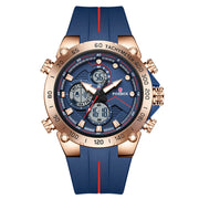 Men’s LIGE Sports Watch Quartz Analog Digital Design