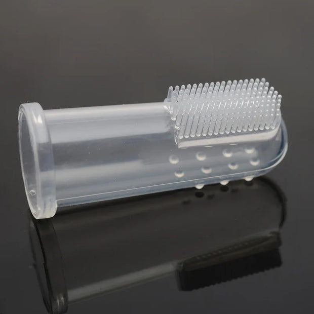 Pet Silicone Finger Toothbrush – Oral Cleaning for Dogs & Cats