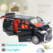 1:32 Pull-Back Inertia Car Toy – With Lights & Sound for Kids