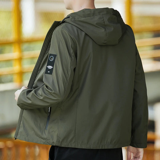 Men's Jackets Waterproof Military Hooded Jacket