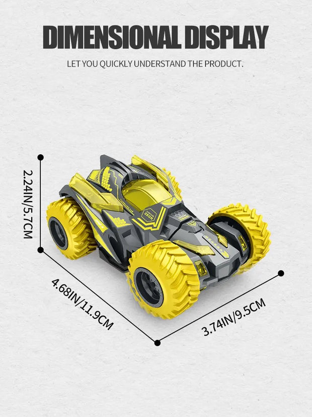 Stunt Spinning Pull-Back Car Toy – 360° Rotation for Kids & Toddlers
