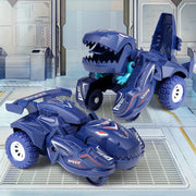 2-in-1 Dinosaur Transformation Car Toy – Action Collision Vehicle for Kids