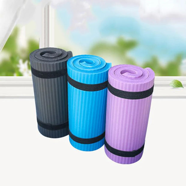 Thick Comfort Foam Yoga Pad – 60x25cm Non-Slip Mat for Pilates, Gym & Stretching