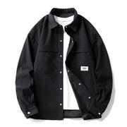 Men Jacket American Style Comfortable Breathable Fashionable Versatile Workwear Jacket