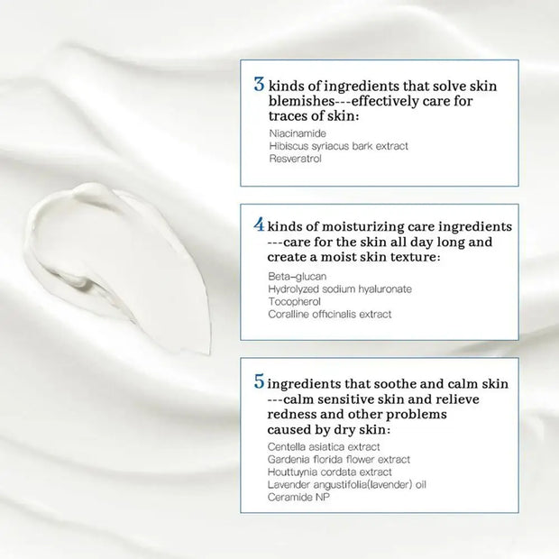 Korean Blemish Relief Face Cream Anti-Aging
