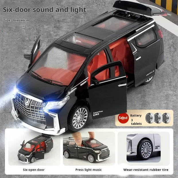 1:32 Pull-Back Inertia Car Toy – With Lights & Sound for Kids