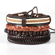 Leather Braided Bracelet for Men - Stylish 2024 Design