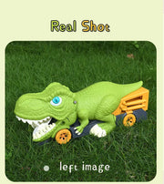 Dinosaur Car Carrier Truck Toy – Racing Track Playset for Kids