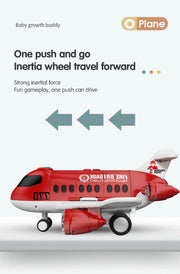 Large Airplane Toy with Mini Cars – Diecast Transport Aircraft Set