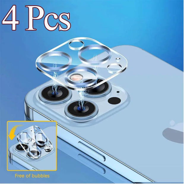 iPhone Camera Lens Protector – Tempered Glass for iPhone 12–16 Pro Series
