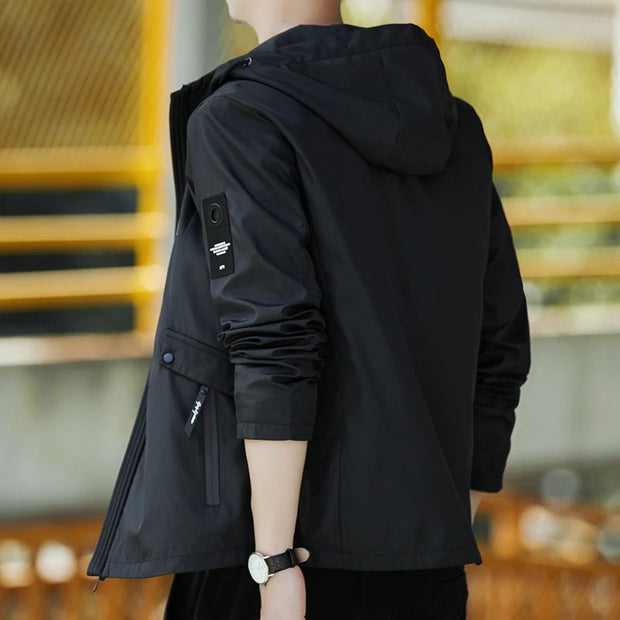 Men's Jackets Waterproof Military Hooded Jacket