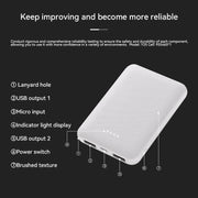 20,000mAh Power Bank USB Charger Fast Charging External Battery for Heating Vest, Jacket, Scarf, Gloves