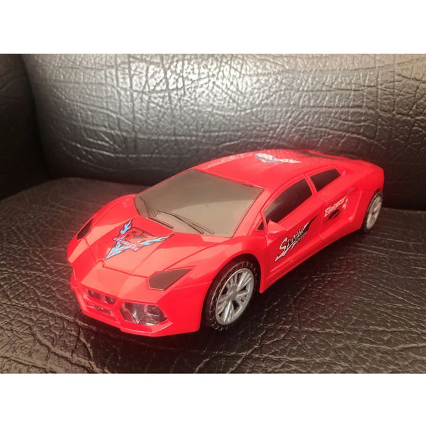 Kids LED Police Car Toy – Electric, 360° Rotary Wheels, Lights & Music