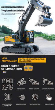 RC Construction Vehicle Toys – Remote Control Excavator, Dump Truck & Bulldozer