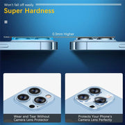 iPhone Camera Lens Protector – Tempered Glass for iPhone 12–16 Pro Series