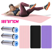 Yoga Mat Non Slip Exercise Mat 10mm Thick Solid Color Fitness Mat 72x23.8in Yoga Workout Mat Multi-Function for Home Gym