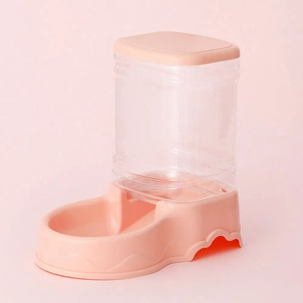 3.8L PP Pet Feeder & Water Fountain, Automatic Drink Bowl for Cats & Dogs