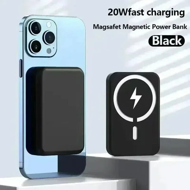Original 1:1 MagSafe Magnetic Power Bank Wireless Charger for iPhone 12-15 Series