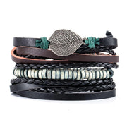 Premium Leather Braided Bracelet for Men Jewelry