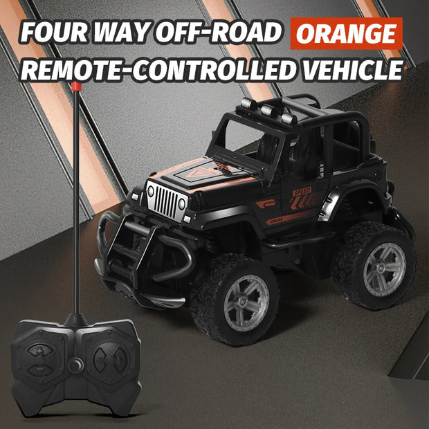 Remote Control Off-Road Car Toy – 4WD Drift Rebound Vehicle for Kids