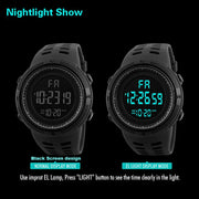 Men’s Military Sports Digital Watch – LED Multifunction