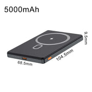 5000mAh PD20W Wireless Powerbank Charger, 10000mAh Ultra Slim Backup Battery