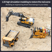 RC Construction Vehicle Toys – Remote Control Excavator, Dump Truck & Bulldozer