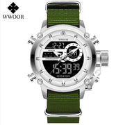 WWOOR Fashion Watches for Men Luxury Digital Design