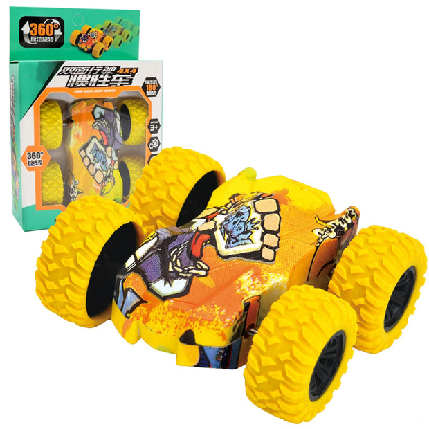 Kids Double-Sided Inertial Toy Car – Anti-Collision Off-Road Vehicle