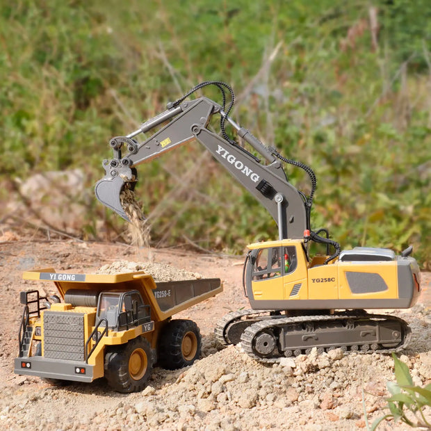 RC Construction Vehicle Toys – Remote Control Excavator, Dump Truck & Bulldozer