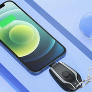 Portable Keychain Mini Power Bank 1500mAh Type-C Emergency Charger
