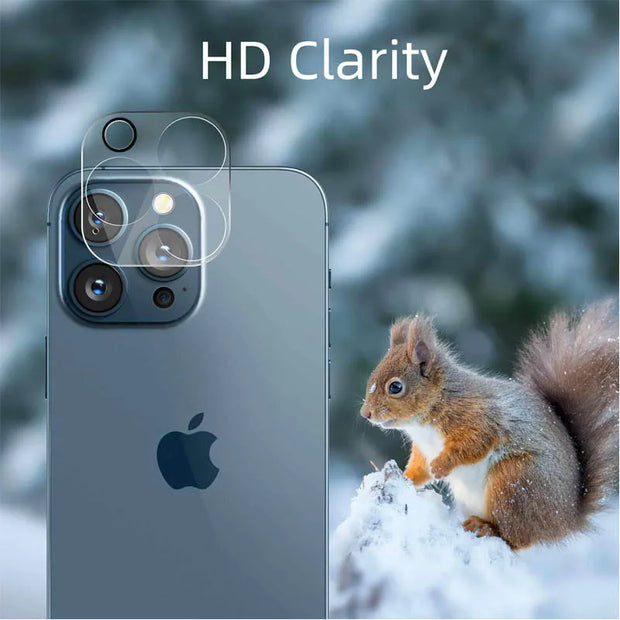 iPhone Camera Lens Protector – Tempered Glass for iPhone 12–16 Pro Series
