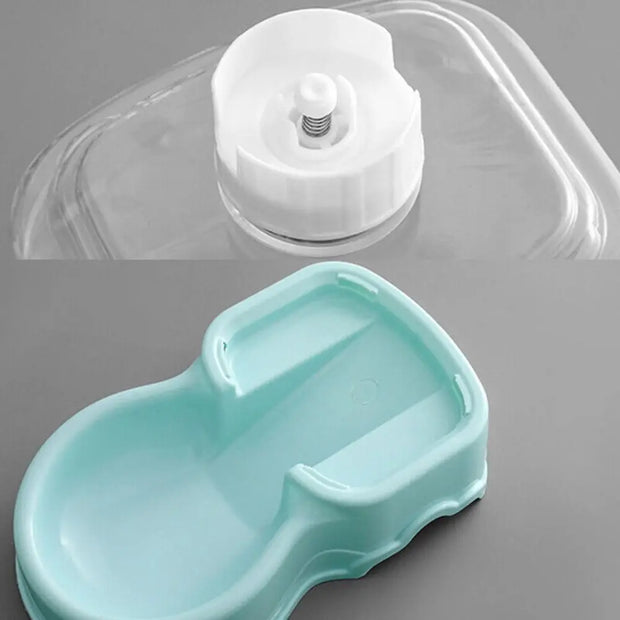 3.8L PP Pet Feeder & Water Fountain, Automatic Drink Bowl for Cats & Dogs
