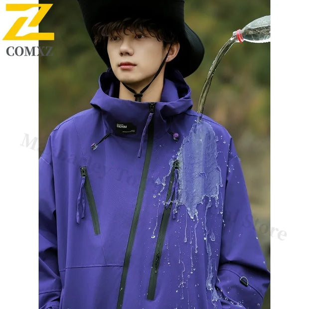 Men's Jacket 2025 New Fashion Hooded Waterproof Windproof Jackets