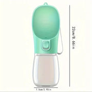 Portable Pet Water Bottle – 300ML Travel Dog & Cat Drinking Bowl for Outdoor Walks
