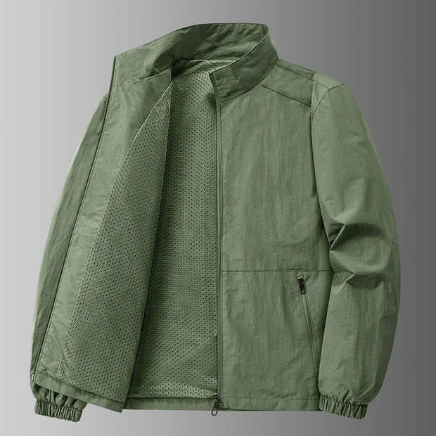 Men's jacket  spring and autumn thin casual sports jacket also windproof jacket