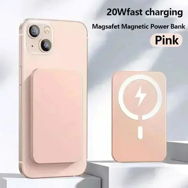 Original 1:1 MagSafe Magnetic Power Bank Wireless Charger for iPhone 12-15 Series