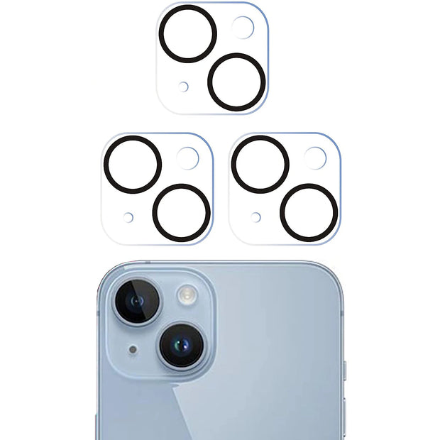 3PCS iPhone Camera Lens Protector – Tempered Glass for iPhone 11–15 Series